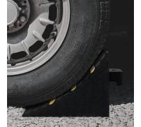 vidaXL Wheel Chocks 2 pcs 29x16x19 cm Rubber