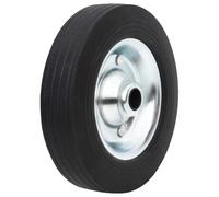 vidaXL Wheel for Jockey Wheel Ø20x5 cm Solid Rubber and Steel Tyre for Trailer