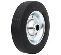 vidaXL Wheel for Jockey Wheel Ø20x5 cm Solid Rubber and Steel Tyre for Trailer