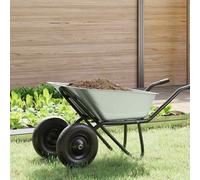 vidaXL Wheelbarrow Tray Replacement Silver 88 x 60 x 32 cm Steel