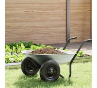 vidaXL Wheelbarrow Tray Replacement Silver 90 x 63 x 28 cm Steel