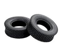 vidaXL 2pc Replacement Wheelbarrow Tyres - Heavy-Duty 13x5.00-6 4PR Rubber, Easy Installation, High Load Capacity, Suitable for Trucks, Trolleys, Carts