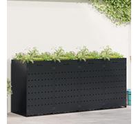 Wheelie Bin Storage with Planter Roof Powder-coated Steel Unit vidaXL