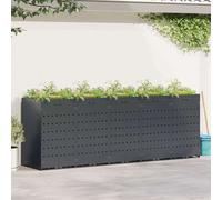 vidaXL Wheelie Bin Storage for 5 Bins Anthracite 340 x 77.5 x 121.5 cm