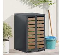 vidaXL Wheelie Bin Storage Outdoor Organizer - Garden Waste & Terrace Management