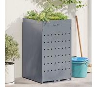 vidaXL Wheelie Bin Storage with Planter Roof for Single 240L Bin
