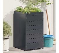 vidaXL Wheelie Bin Storage with Planter Roof for Single 240L Bin
