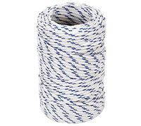 vidaXL White Boat Rope, Durable 2 mm Polypropylene Cord, 500 m Length, Versatile Usage for Boating, Fishing, Camping & Outdoor Tasks