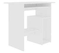 vidaXL Desk White Engineered Wood Bedroom Living Room Office Writing Table