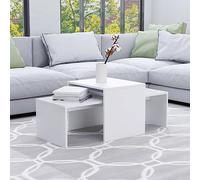 Vidaxl Coffee Table Set White 100X48X40 Cm Engineered Wood Coffee Tables