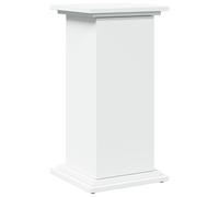 vidaXL Display Stand with Storage – White Engineered Wood 31x30x60 cm, Two-Tier, Customizable Door