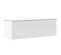 vidaXL Storage Box White 102x35x35 cm Engineered Wood