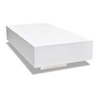 vidaXL White High Gloss Modern Coffee Table