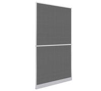vidaXL Hinged Insect Screen for Doors White 120x240cm Fly Mesh Guard Curtain