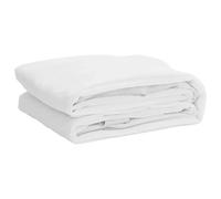 vidaXL White Mattress Protector, 90 x 220 cm, Waterproof, Fitted Sheet, Fitted Sheet, Bed Sheet