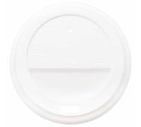 vidaXL - White Plastic Coffee Cup lids - Leak-Proof & Heat-Resistant for 8oz Ø80 mm Cups - 1000 pcs