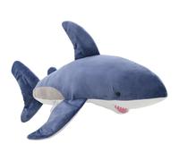 vidaXL Shark Cuddly Toy Plush Blue and White Kids Stuffed Animal Doll Gift