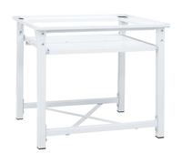 Vidaxl Washing Machine Pedestal With Pull-Out Shelf White