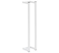 vidaXL White Steel Towel Rack - Practical and Decorative Wall-mounted Bathroom Accessory with Industrial Style - Ample Storage Space