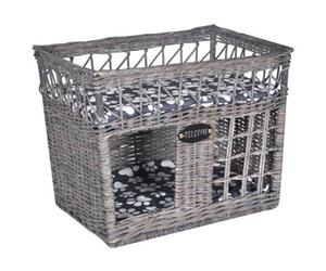 Vidaxl Willow Cat Tree Pet House/bed/scratching Post With Cushion Square