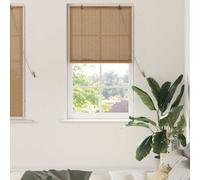 vidaXL Window Blinds & Shades Other Manual Light Brown Bamboo