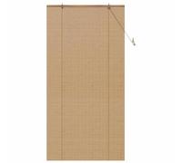 vidaXL Bamboo Roller Blind for Indoor Use - Perfect for Living Room or Bedroom Modern Eco-friendly Design Allows Light in and Protects Your Privacy.