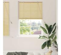 vidaXL Window Blinds & Shades Other Manual Natural Bamboo