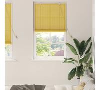 vidaXL Window Blinds & Shades Other Manual Yellow Bamboo
