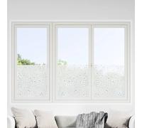 vidaXL Window Films 2 pcs Frosted Flower Pattern PVC