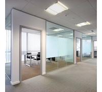 vidaXL Window Films Frosted Stripes Design PVC