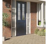 vidaXL Window Films Frosted Transparent Grey PVC