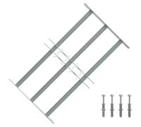 vidaXL Window grilles 500-650 mm Galvanized Steel