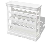 vidaXL Wine Cabinet Abreu White