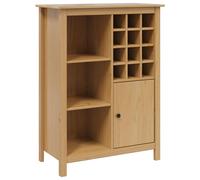 vidaXL Wine Cabinet HILL Honey Brown 79.5 x 40 x 107.5 cm, Modern Wine Storage,