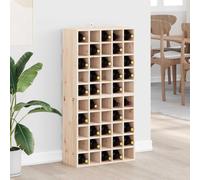 vidaXL Wine Rack 2 pcs Natural 56 x 25 x 56 cm Solid Pine Wood