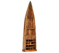 vidaXL Wine Rack 50x40x180 cm Solid Reclaimed Wood