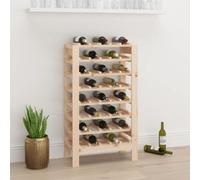 (61.5 x 30 x 107.5 cm) vidaXL Solid Wood Pine Wine Rack Alcohol Rack Bottle Holder Shelf Multi Models