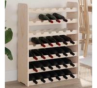 (42 piece) vidaXL Wine Rack with Top Board Wine Shelf Wine Bottle Holder Solid Wood Pine