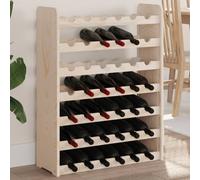 vidaXL Wine Rack 67.5x25x87 cm Solid Wood Pine