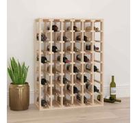 vidaXL Wine Rack 70x33x94 cm Solid Wood Pine UK