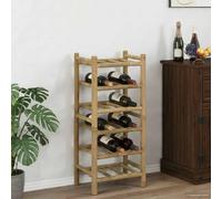 VidaXL Wine Rack Bamboo Natural