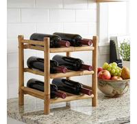 VidaXL Wine Rack Bamboo Natural
