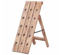 vidaXL Wine Rack for 15 Bottles, Wine Shelf for Kitchen Bar, Bottle Display Hold
