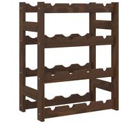 vidaXL Wine Rack for 16 Bottles, Wine Shelf for Bar Kitchen, Bottle Holder, Whis