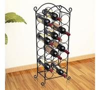 Vidaxl Wine Rack For 21 Bottles Metal