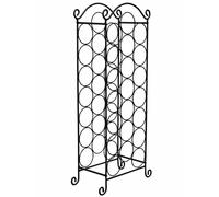 vidaXL Wine Rack for 21 Bottles Metal Display Holder Storage Cabinet Shelf vidaX
