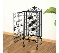 Vidaxl Wine Rack For 28 Bottles Metal
