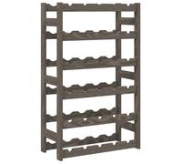 (grey, 30 bottle) vidaXL Wine Rack Wine Shelf Bottle Holder Wine Drinking Rack Solid Wood Pine