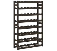 (black, 56 bottle) vidaXL Wine Rack Wine Shelf Bottle Holder Wine Drinking Rack Solid Wood Pine