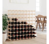 Vidaxl Wine Rack For 72 Bottles 90.5X23X90.5 Cm Solid Wood Pine